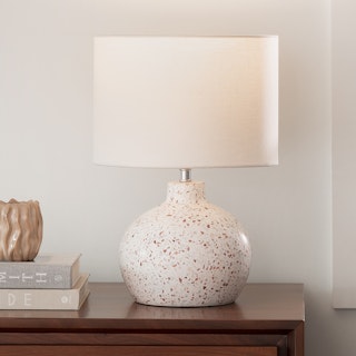 Ando Short Table Lamp - Waxen White