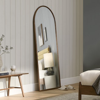 Laud Floor Mirror - Walnut
