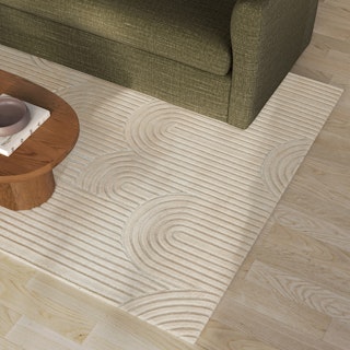 Clem 6 x 9 Wool Rug - Arch Cream